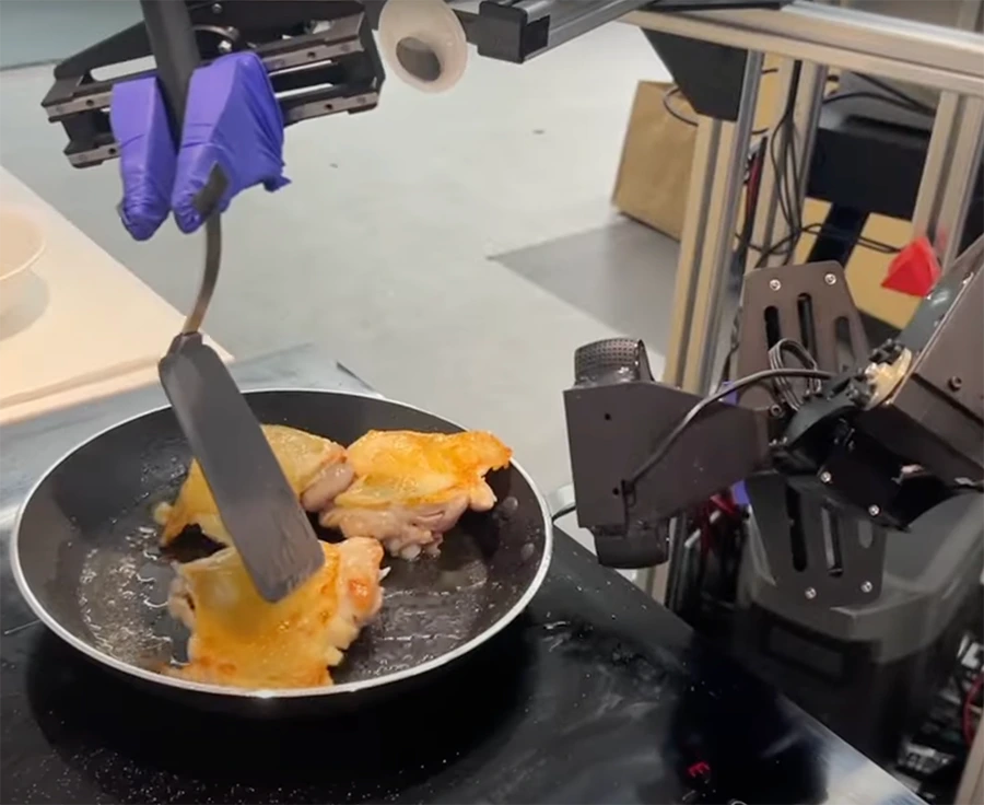 AI Agents like Mobile Aloha Can Cook Shrimp