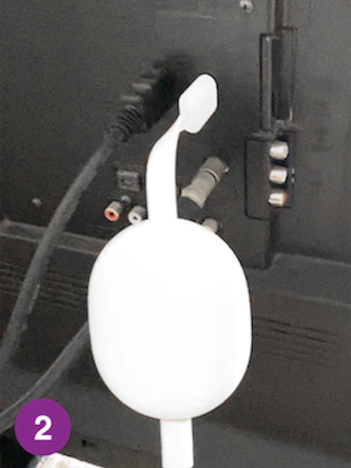 google chromecast plugged in for Meta Quest 3