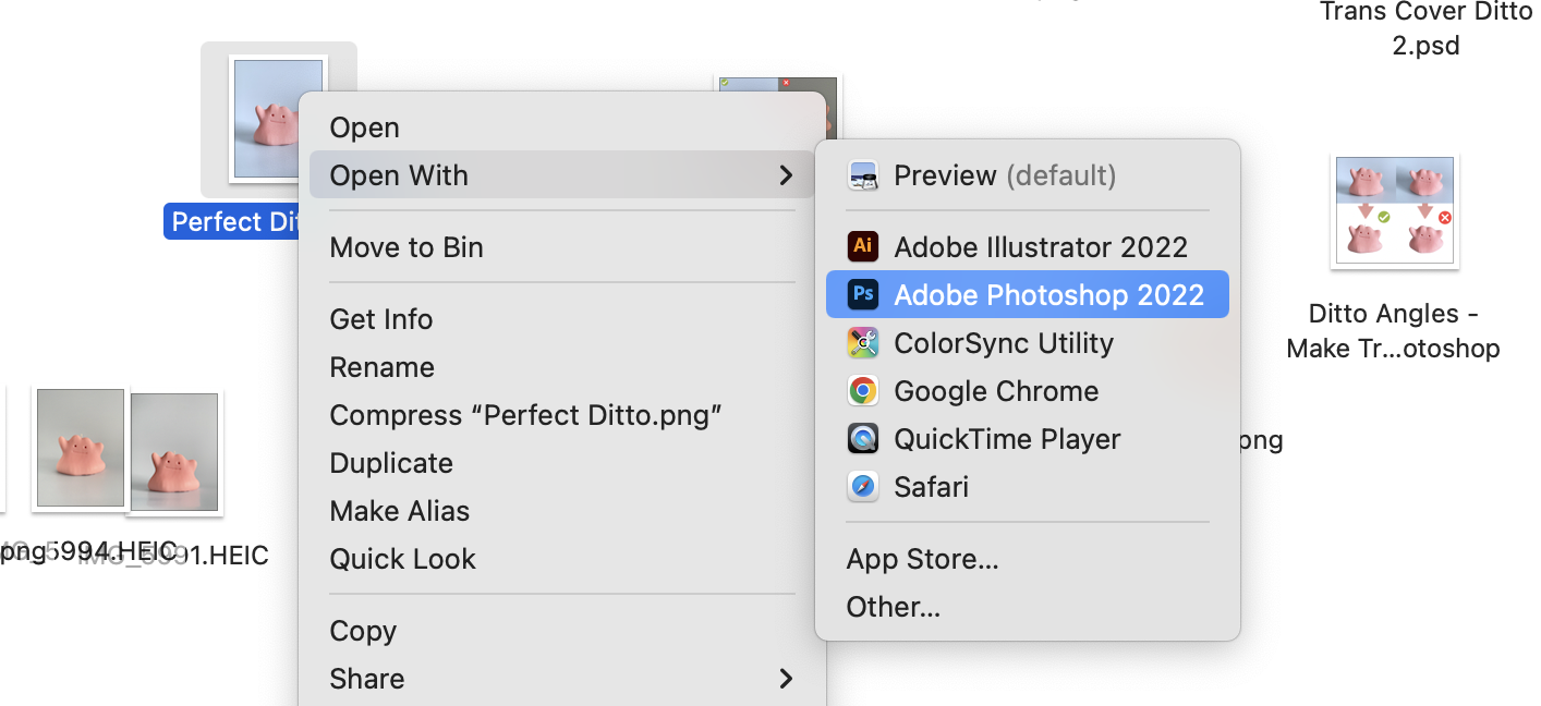 Open Adobe Photoshop - Open With - How To Make Transparent Background on Photoshop