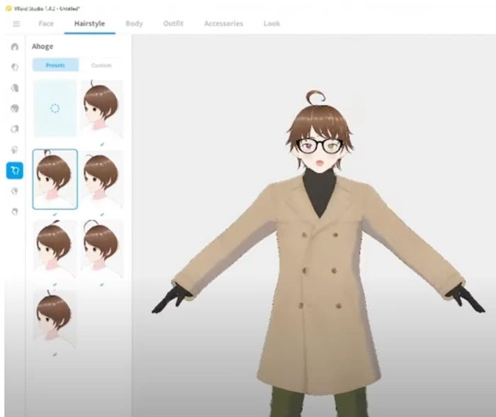 3D Vtuber Model in VRoid Studio