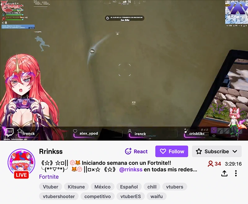 vtuber model live on twitch - Rinkss